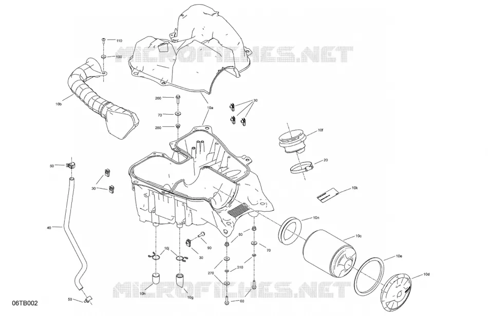 02- Moteur - Admission Air Can-Am ATV Outlander MAX DPS 1000R EFI 2022 Outlander MAX DPS 1000R  Outlander MAX DPS 1000R