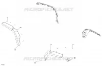 07  Carrosserie   Garde Boue pour Can-Am Outlander XXC 1000 de 2022
