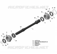 ARBRE D'ENTRAINEMENT pour Can-Am Outlander XXC 1000 de 2022