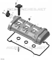 01  ROTAX   Couvercle de Soupapes pour Can-Am SPYDER RT LIMITED de 2022