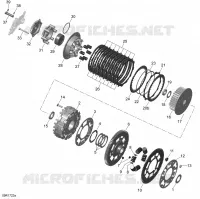 01  ROTAX   Embrayage   SE6 pour Can-Am SPYDER RT LIMITED de 2022