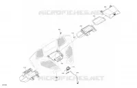 FRONT BODY CONSOLE   GLOVE BOX pour Can-Am SPYDER RT LIMITED de 2022