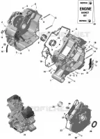 01  ROTAX   Carter pour Can-Am Traxter MAX DPS HD9 de 2022