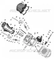01  ROTAX   Culasse Avant pour Can-Am Traxter MAX DPS HD9 de 2022