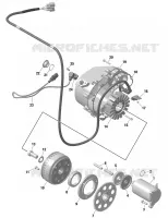 01  ROTAX   MAGNÉTO ET DÉMARREUR ÉLECTRIQUE pour Can-Am Traxter MAX DPS HD9 de 2022