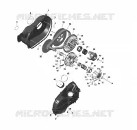 01  ROTAX   Transmission pour Can-Am Traxter MAX DPS HD9 de 2022