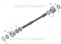ARBRE D'ENTRAINEMENT pour Can-Am Traxter MAX DPS HD9 de 2022
