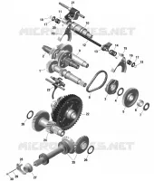 BOITE DE VITESSESS 2   804 pour Can-Am Traxter MAX DPS HD9 de 2022