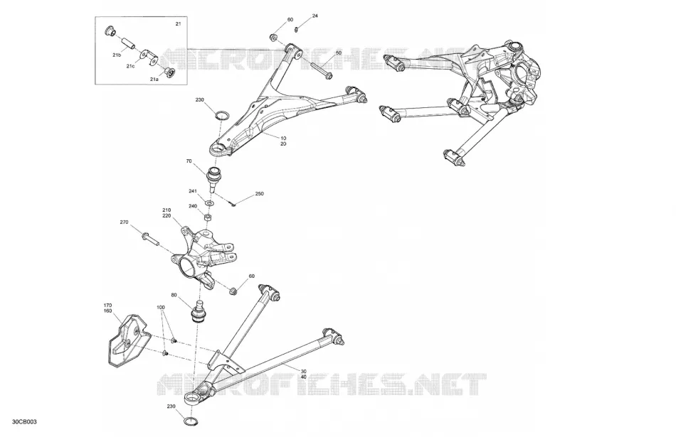 05- Suspension - Pièces Avant Can-Am SSV Traxter MAX DPS HD9 2022 Traxter MAX DPS HD9  Traxter MAX DPS HD9