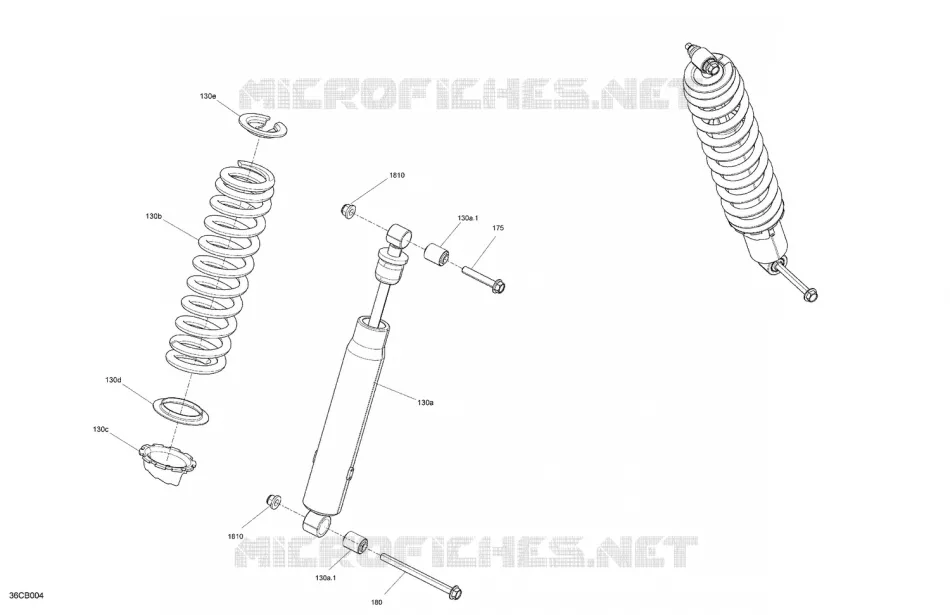 AMORTISSEURS ARRIERES Can-Am SSV Traxter PRO DPS HD10 2022 Traxter PRO DPS HD10  Traxter PRO DPS HD10